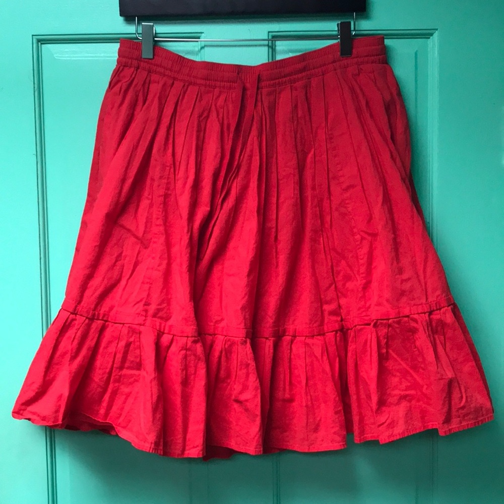 Old Navy Flare Skirt | Red | Size M